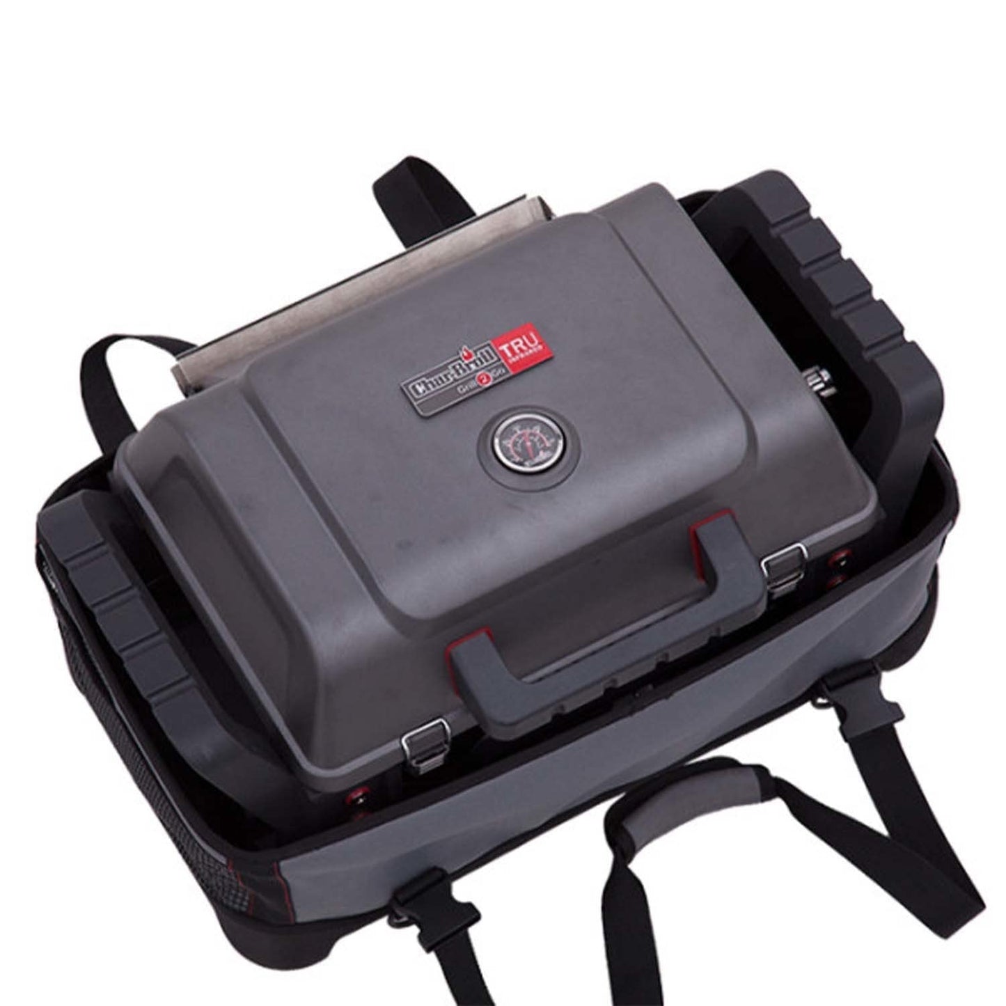 Parrilla de Carbón con Carrito y Tapa – BBQ XL con Ruedas, Termómetro y Estante Abatible – Acero Inoxidable Negro – KESSER®
