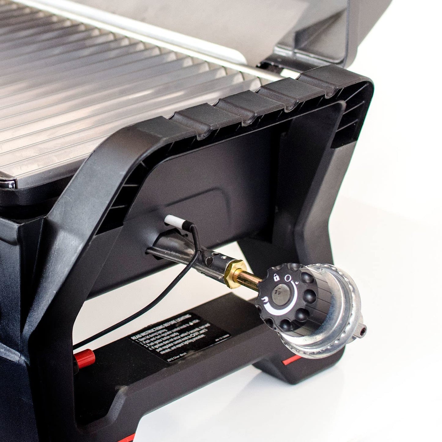 Parrilla de Carbón con Carrito y Tapa – BBQ XL con Ruedas, Termómetro y Estante Abatible – Acero Inoxidable Negro – KESSER®