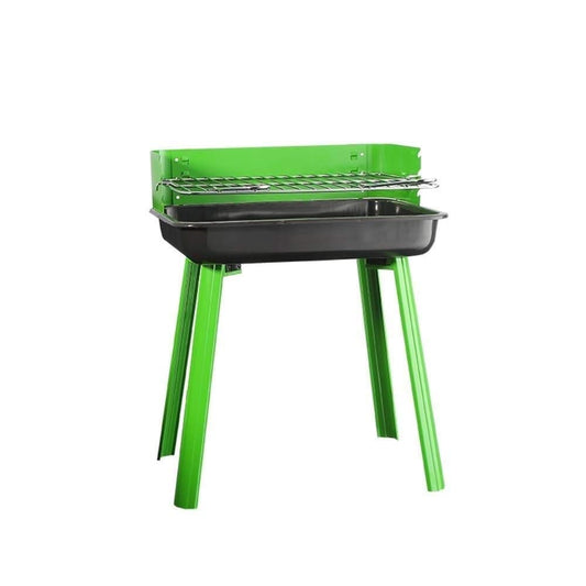 Parrilla de Carbón Plegable WgGUIF – Portátil, de Acero Inoxidable, Ideal para Camping, Picnic y Jardín, Sin Tornillos, Fácil Montaje