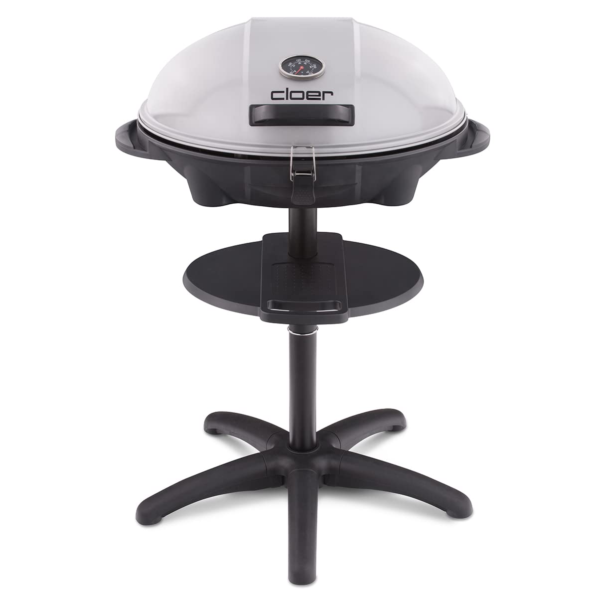 Parrilla Eléctrica Cloer 6789, 2400 W, Superficie Antiadherente de 38,5 x 52,5 cm, Uso Interior y Exterior, Soporte Desmontable