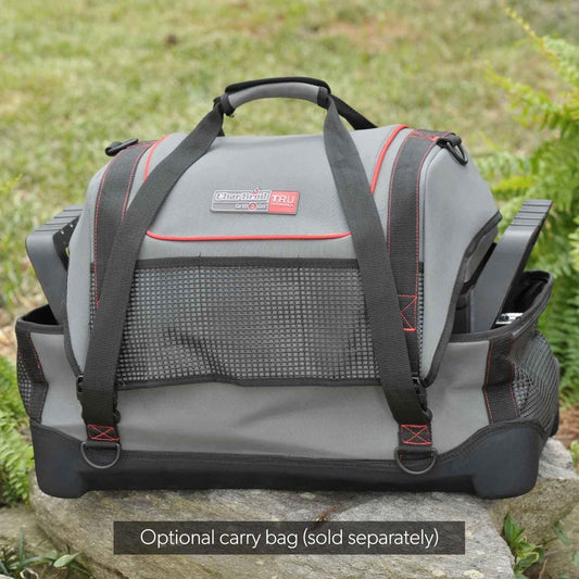 Parrilla de Carbón con Carrito y Tapa – BBQ XL con Ruedas, Termómetro y Estante Abatible – Acero Inoxidable Negro – KESSER®